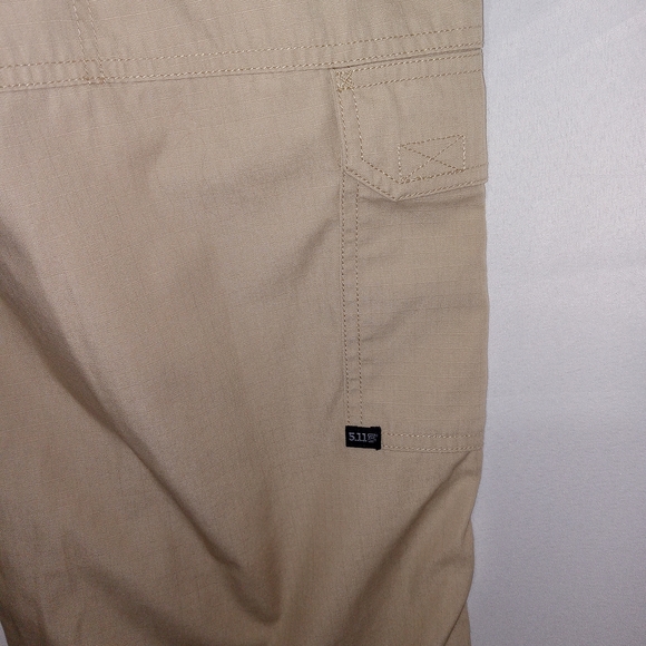 5.11 Men’s Regular Fit Taclite Pro Ripstop Cargo Pant 40×30 Khaki - Picture 8 of 15